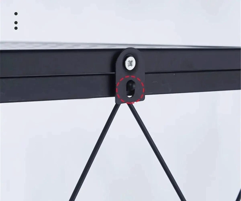 ESTANTE PLEGABLE MULTIUSOS ORGANIZADOR CON RUEDAS Y 3 NIVELES - 6