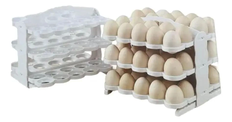 DISPENSADOR DE HUEVOS DESLIZANTE PARA 60 HUEVOS - 1
