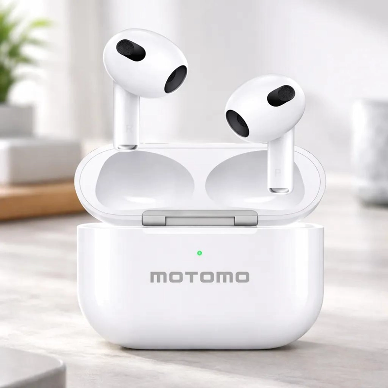 AUDIFONOS BLUETOOTH INALAMBRICOS CON MICROFONO Y ESTUCHE DE CARGA - 1