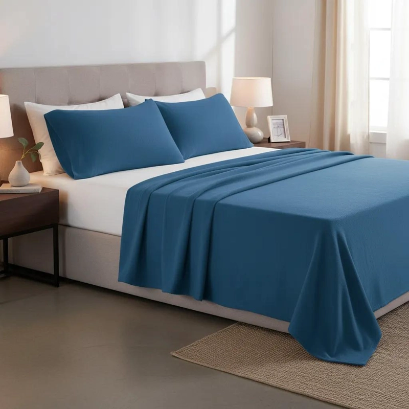 JUEGO DE SABANAS POLAR ELASTICO 1.5 PLAZAS PARA INVIERNO - 4