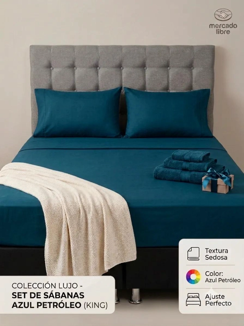 JUEGO DE SABANAS POLAR ELASTICO 1.5 PLAZAS PARA INVIERNO - 7