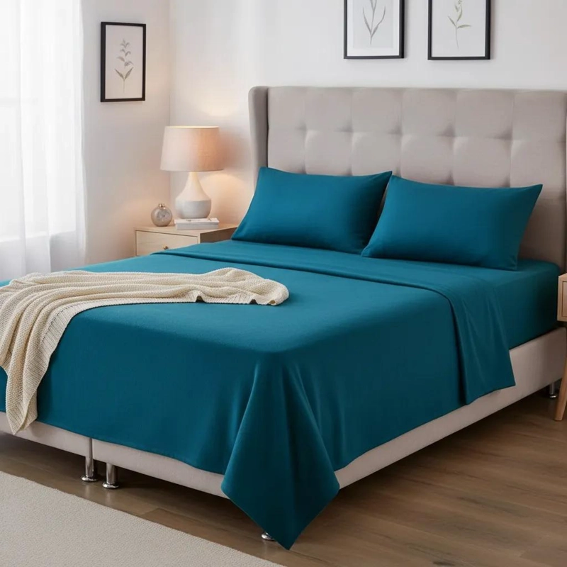 JUEGO DE SABANAS POLAR ELASTICO 1.5 PLAZAS PARA INVIERNO - 9