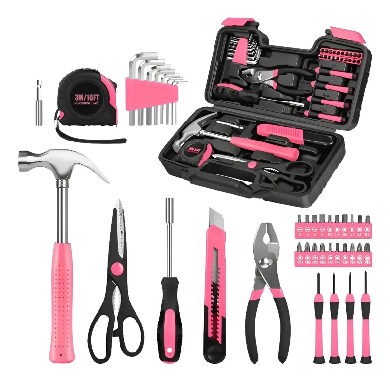 KIT DE HERRAMIENTAS 39 PIEZAS PARA BRICOLAJE - 1