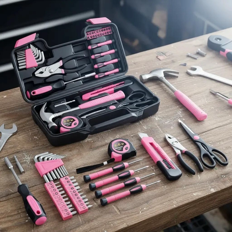 KIT DE HERRAMIENTAS 39 PIEZAS PARA BRICOLAJE - 3