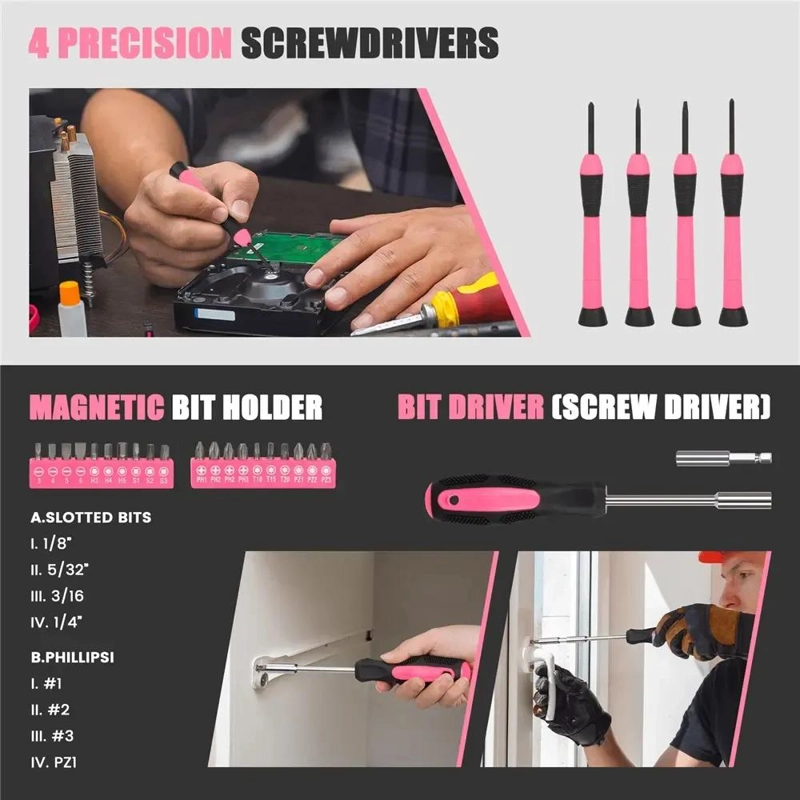 KIT DE HERRAMIENTAS 39 PIEZAS PARA BRICOLAJE - 6
