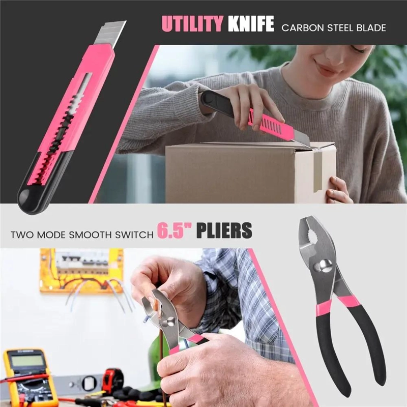KIT DE HERRAMIENTAS 39 PIEZAS PARA BRICOLAJE - 7