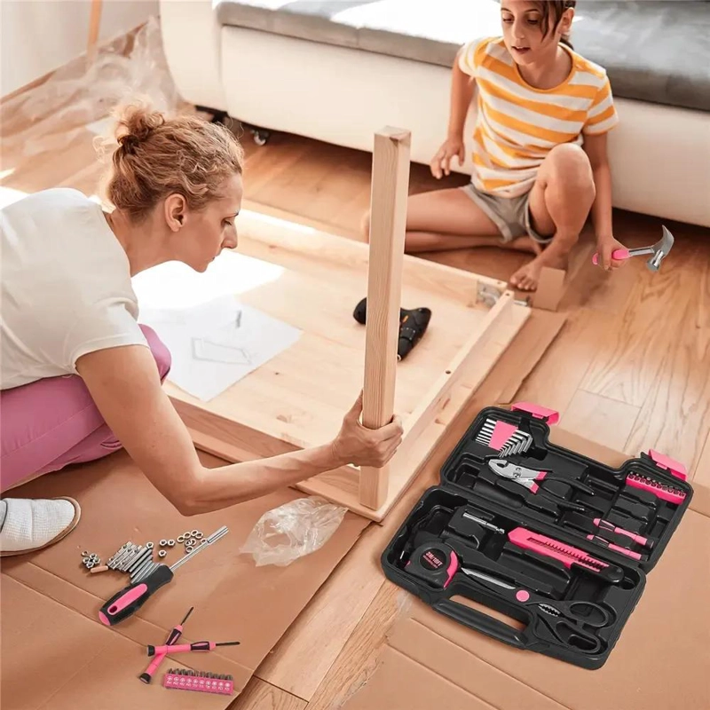 KIT DE HERRAMIENTAS 39 PIEZAS PARA BRICOLAJE - 9