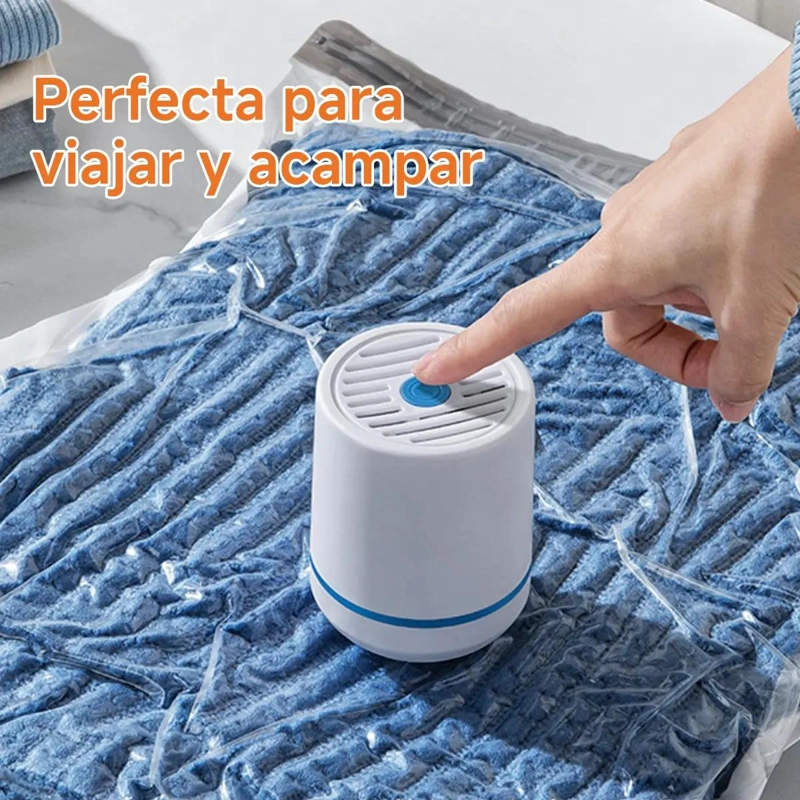 SET DE 8 BOLSAS ORGANIZADORAS AL VACIO CON BOMBA ELE CTRICA - 7