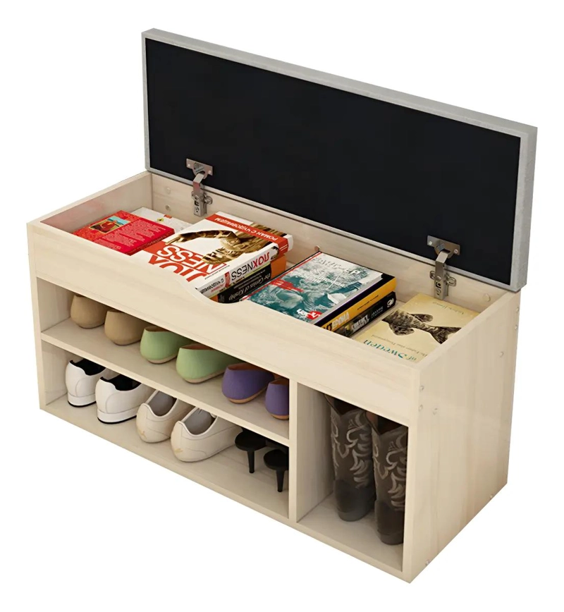 ORGANIZADOR MULTIFUNCIONAL PARA CALZADO CON ASIENTO Y CAJON - 1