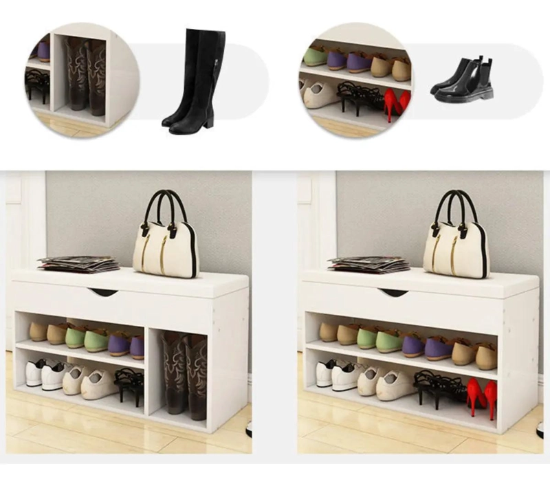 ORGANIZADOR MULTIFUNCIONAL PARA CALZADO CON ASIENTO Y CAJON - 4