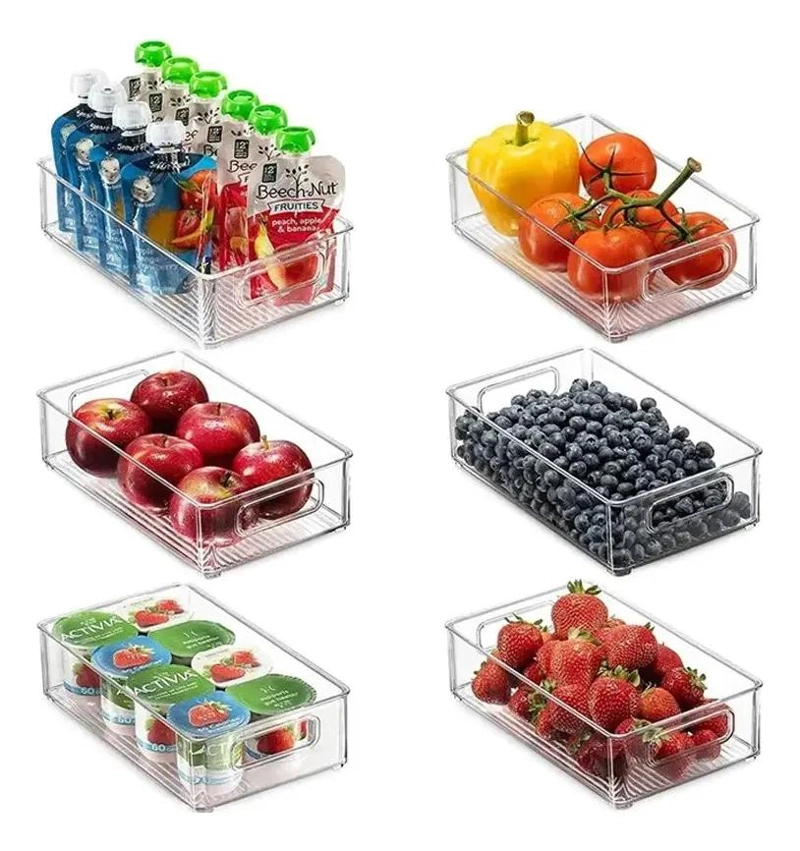 ORGANIZADOR DE REFRIGERADOR Y DESPENSA 4 PIEZAS - 1