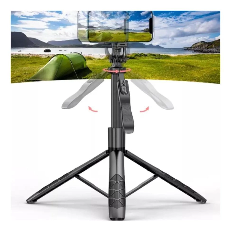 TRIPODE AJUSTABLE DE SELFIE 1.70 METROS PARA SMARTPHONE - 5