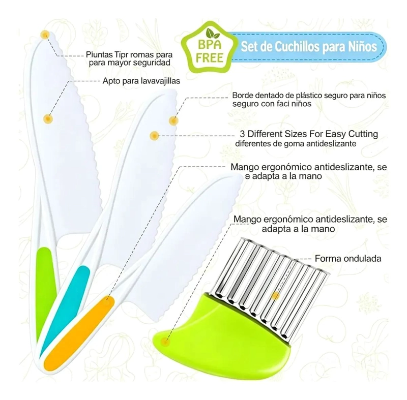JUEGO MONTESSORI DE COCINA 17 PIEZAS PARA NIÑOS - 8