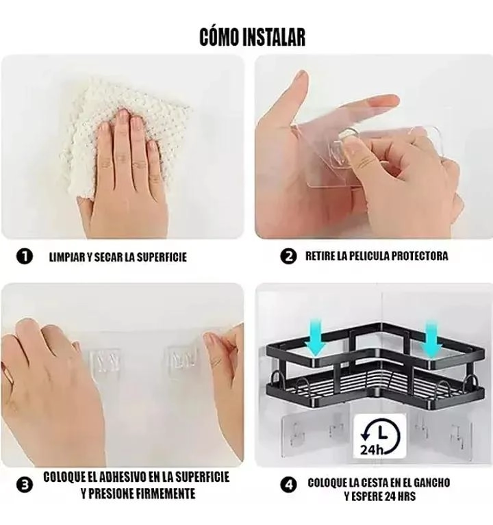 ESTANTE METALICO PARA BAÑO CON 5 CESTAS DE ALMACENAMIENTO - 2