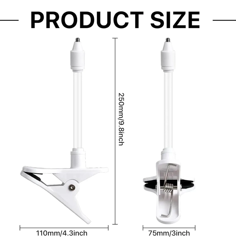 SOPORTE FLEXIBLE AJUSTABLE PARA MONITORES Y CAMARAS DE SEGURIDAD - 9