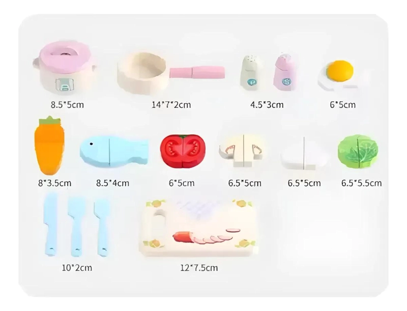 COCINA DIDACTICA INFANTIL DE MADERA PARA JUGAR - 3