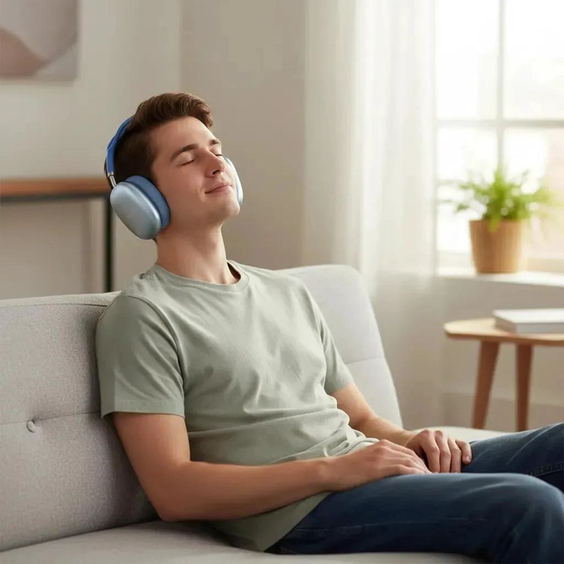 AUDIFONOS BLUETOOTH INALAMBRICOS CON BATERIA DE 90 HORAS - 4