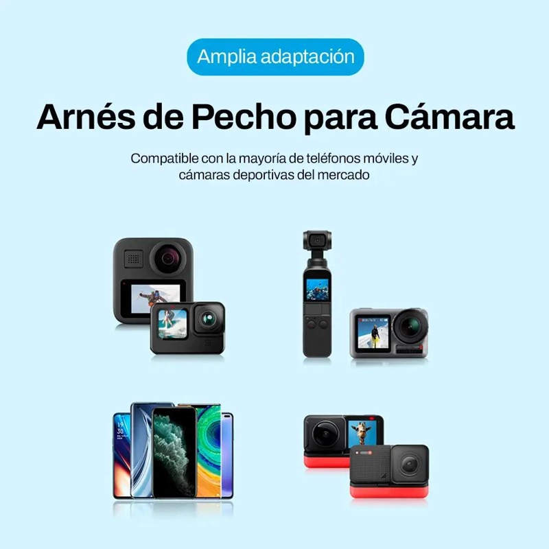 ARNE S DE PECHO AJUSTABLE PARA CAMARAS DEPORTIVAS - 6