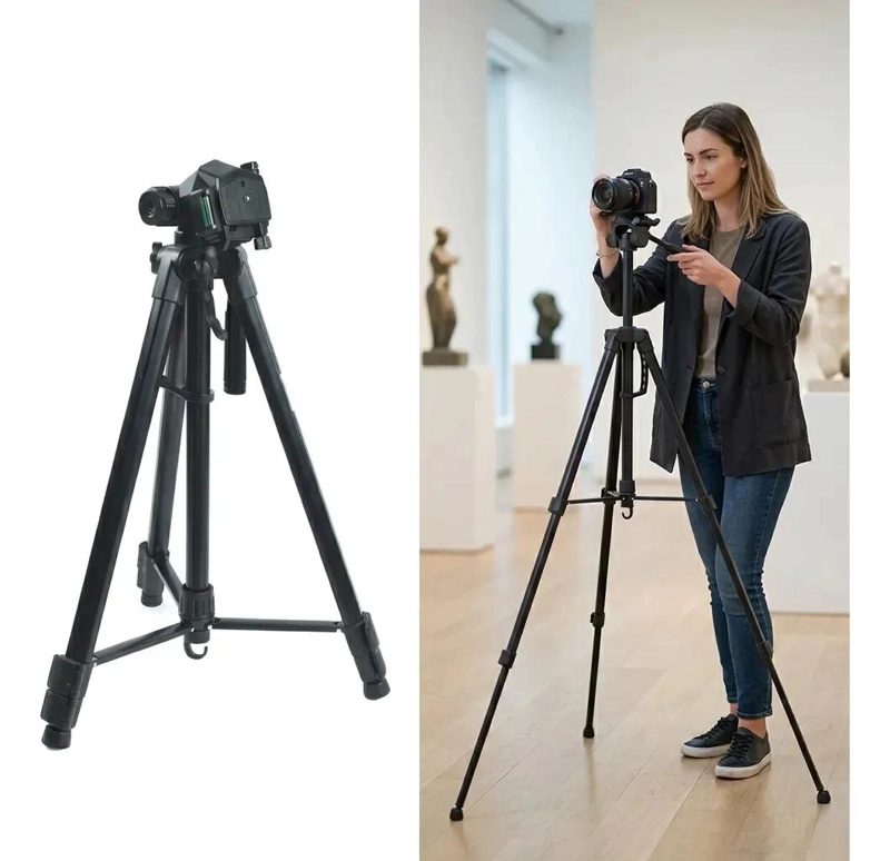 TRIPODE DE 1.7 METROS PARA CAMARAS CON CABEZAL 3D - 2