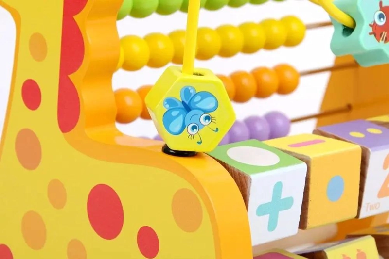 JUGUETE EDUCATIVO DE MADERA MULTIFUNCIONAL PARA NIÑOS - 7
