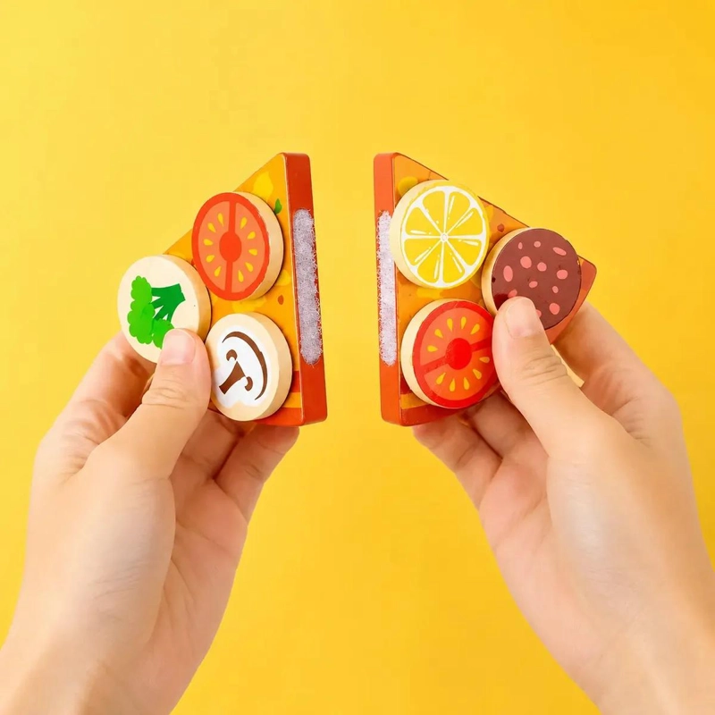 SET DE COCINA DE JUGUETE CON HORNO PARA PIZZA Y ACCESORIOS - 7