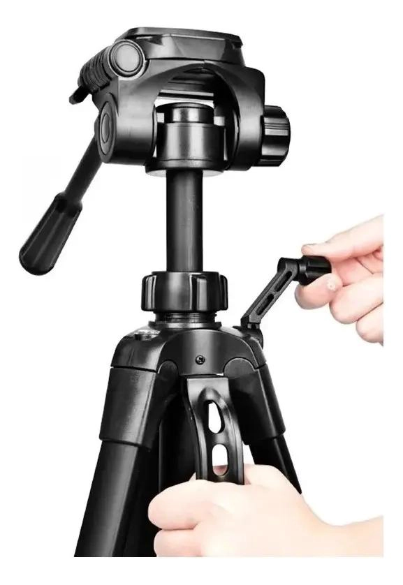 TRIPODE PROFESIONAL UNIVERSAL DE ALUMINIO PARA CAMARA Y CELULAR - 3