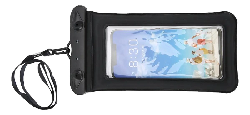 FUNDA FLOTANTE INFLABLE PARA TELE FONO MOVIL IMPERMEABLE - 10