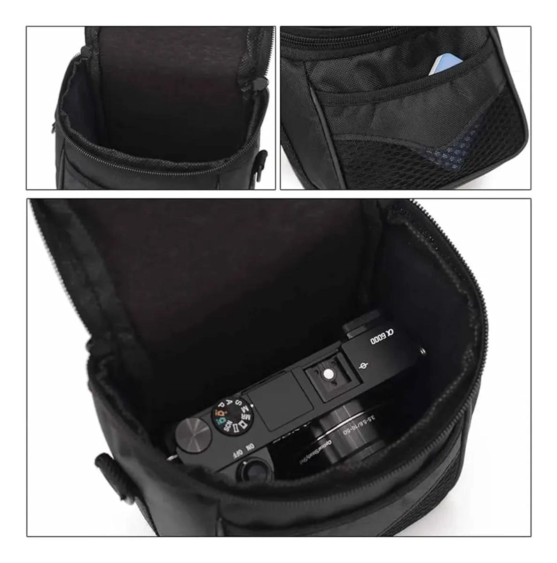 BOLSO ESTUCHE IMPERMEABLE PARA CAMARA COMPACTA Y MIRRORLESS - 4