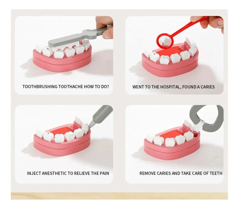 SET DE JUGUETE EDUCATIVO DE DENTISTA PARA NIÑOS - 1