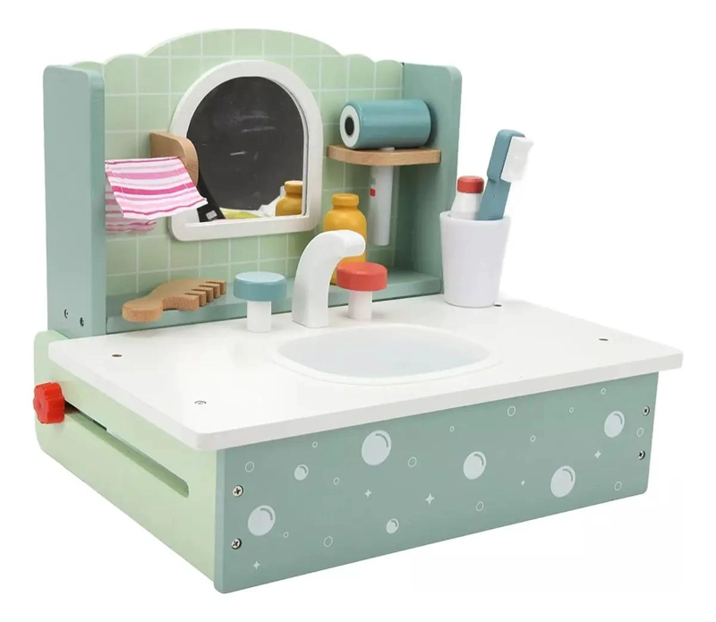 JUEGO DIDACTICO DE LAVADO PARA NIÑOS CON ACCESORIOS DE BAÑO - 1