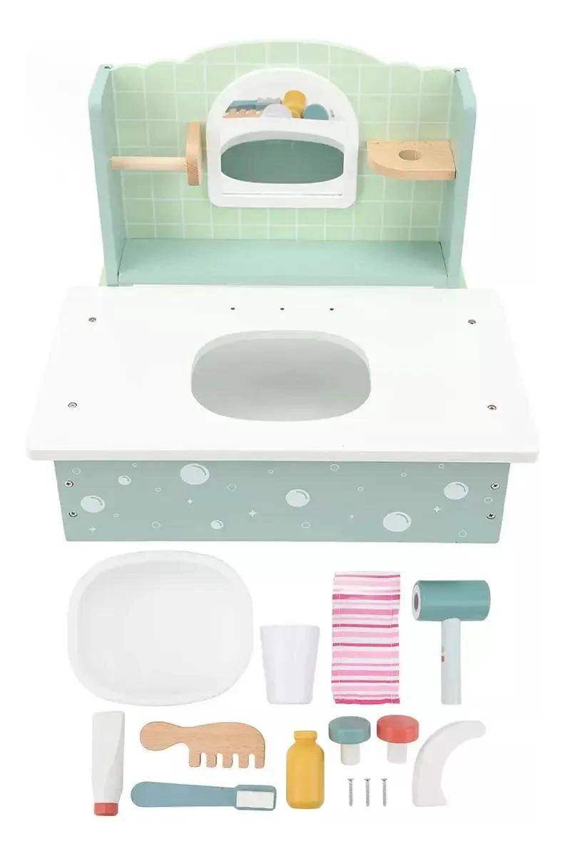 JUEGO DIDACTICO DE LAVADO PARA NIÑOS CON ACCESORIOS DE BAÑO - 5