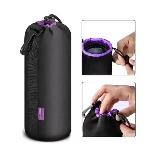 ESTUCHE DE NEOPRENO PARA LENTES DE CAMARA TAMAÑO L - 5