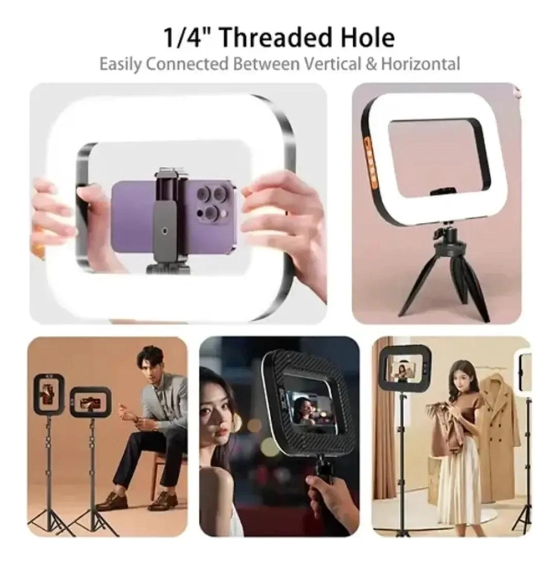 ESTABILIZADOR DE LUZ LED CON SOPORTE PARA CELULAR - 2
