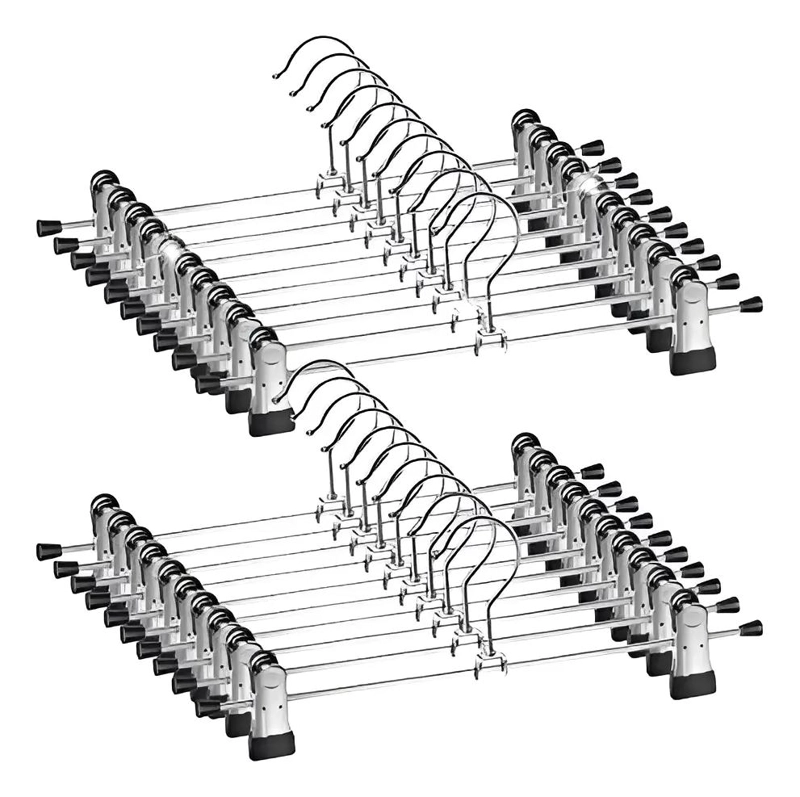 PACK DE 30 GANCHOS COLGADORES DE METAL CON FORRO DE GOMA - 3