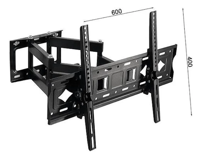 SOPORTE MOVIL DOBLE BRAZO PARA TELEVISORES DE 32 A 70 PULGADAS - 4