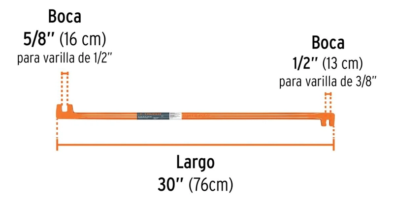 GRIFA DE DOS BOCAS 5/8 Y 1/2 - 1