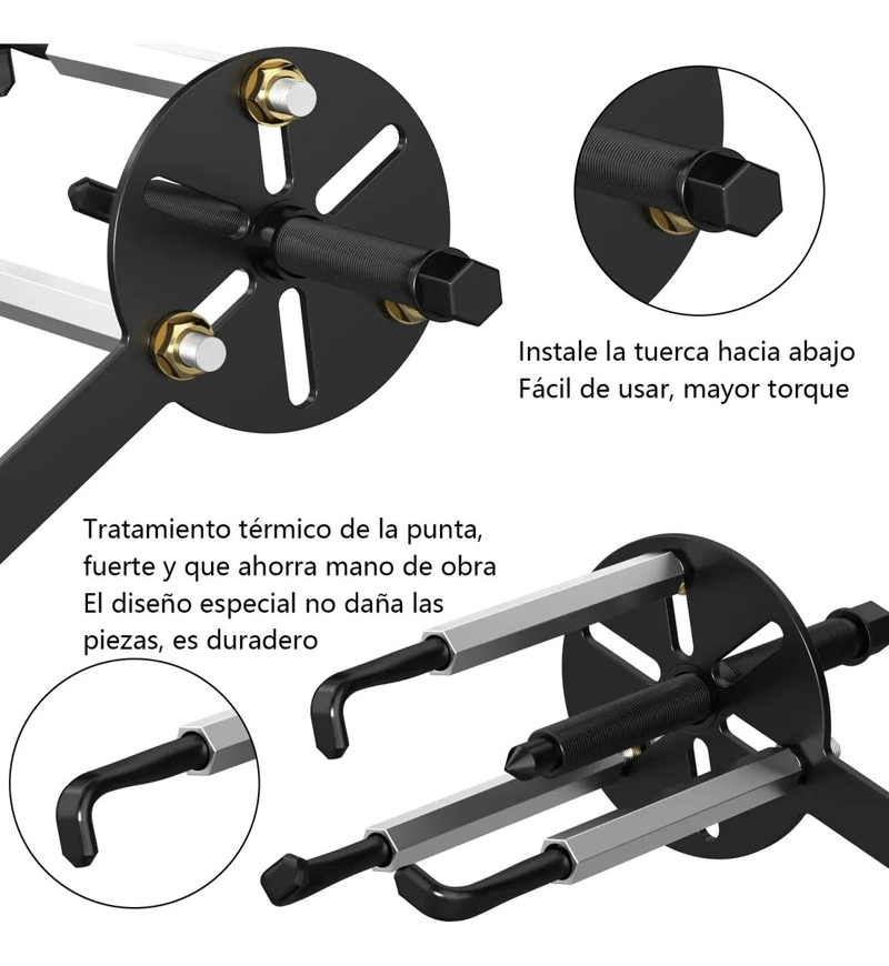 EXTRACTOR DE RODAMIENTO INTERNO UNIVERSAL 28 PIEZAS - 6