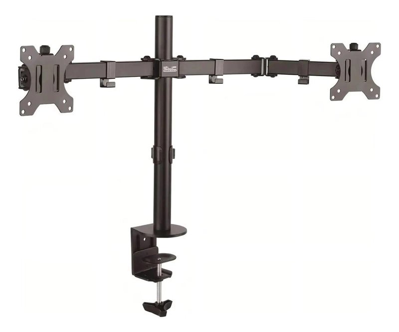 SOPORTE ARTICULADO PARA DOS MONITORES DE MESA AJUSTABLE - 4