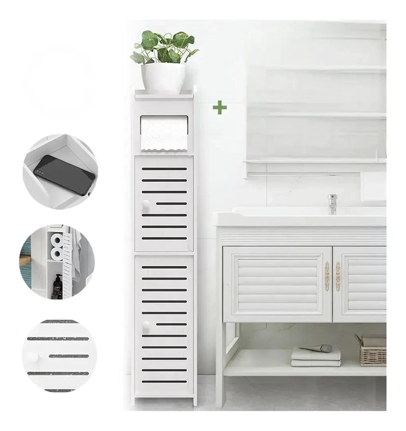 ESTANTE ORGANIZADOR ESQUINERO DE BAÑO CON 4 NIVELES - 1