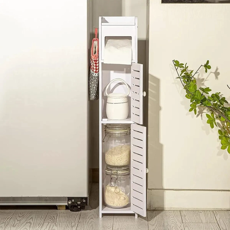 ESTANTE ORGANIZADOR ESQUINERO DE BAÑO CON 4 NIVELES - 9