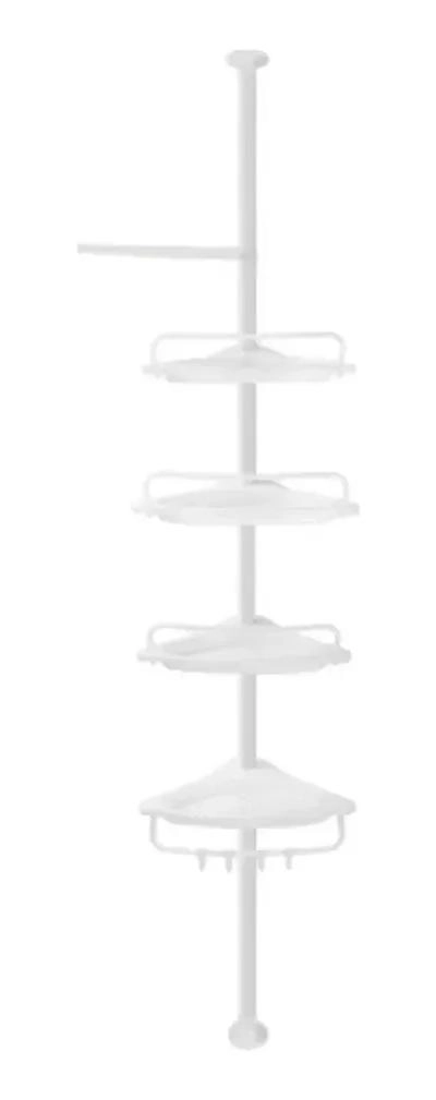ORGANIZADOR ESQUINERO PARA DUCHA Y BAÑO AJUSTABLE DE 4 PISOS - 4