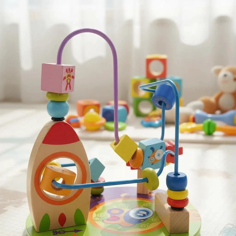 LABERINTO DIDACTICO DE MADERA PARA DESARROLLO INFANTIL - 3