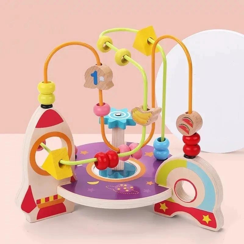 LABERINTO DIDACTICO DE MADERA PARA DESARROLLO INFANTIL - 6