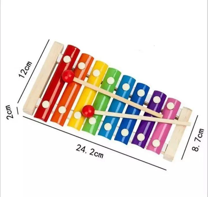 JUGUETES DIDACTICOS MUSICALES DE MADERA PARA NIÑOS - 8