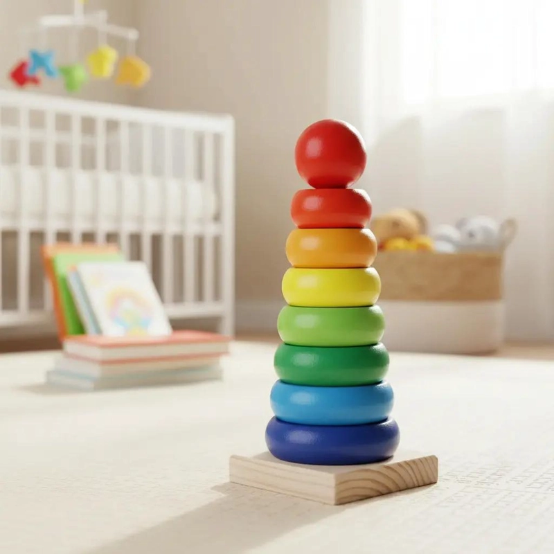 PACK DE JUGUETES DIDACTICOS DE MADERA PARA BEBE S - 2