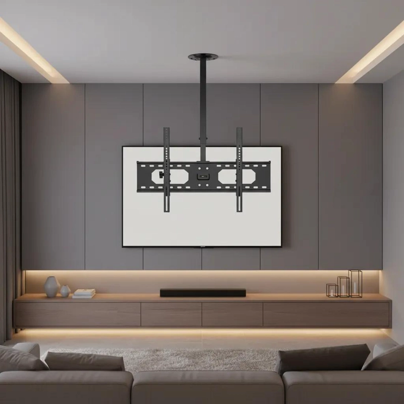 SOPORTE DE TECHO PARA TV DE 32 A 75 PULGADAS CON INCLINACION - 3