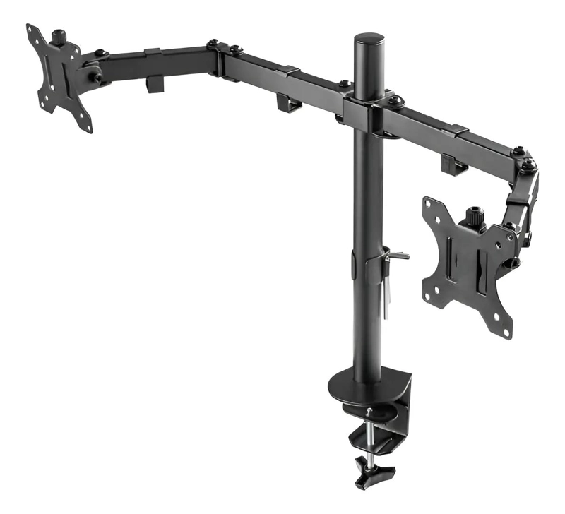 SOPORTE DOBLE ARTICULADO PARA MONITOR Y TV DE 15 A 33 PULGADAS - 1