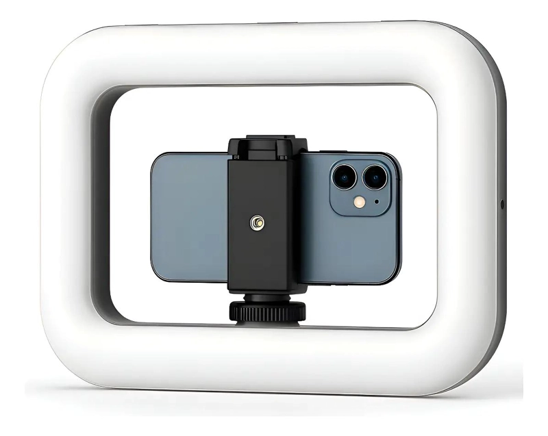 ESTABILIZADOR PORTATIL CON LUZ LED PARA TELE FONOS Y CAMARAS - 1