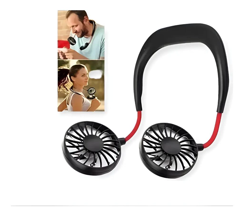 VENTILADOR PORTATIL PARA CUELLO CON TRES VELOCIDADES - 1