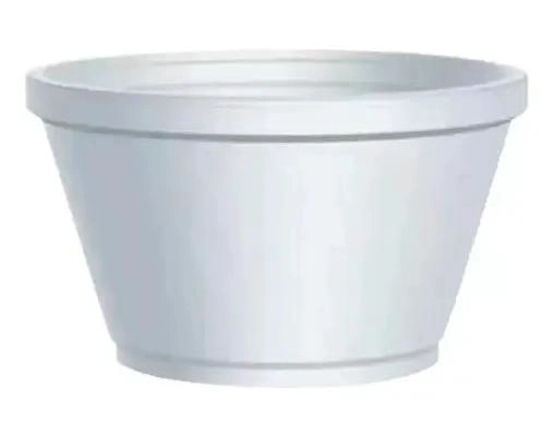 MACETA TE RMICA DE POLIESTIRENO DE 473 ML CON TAPA BLANCA - 1